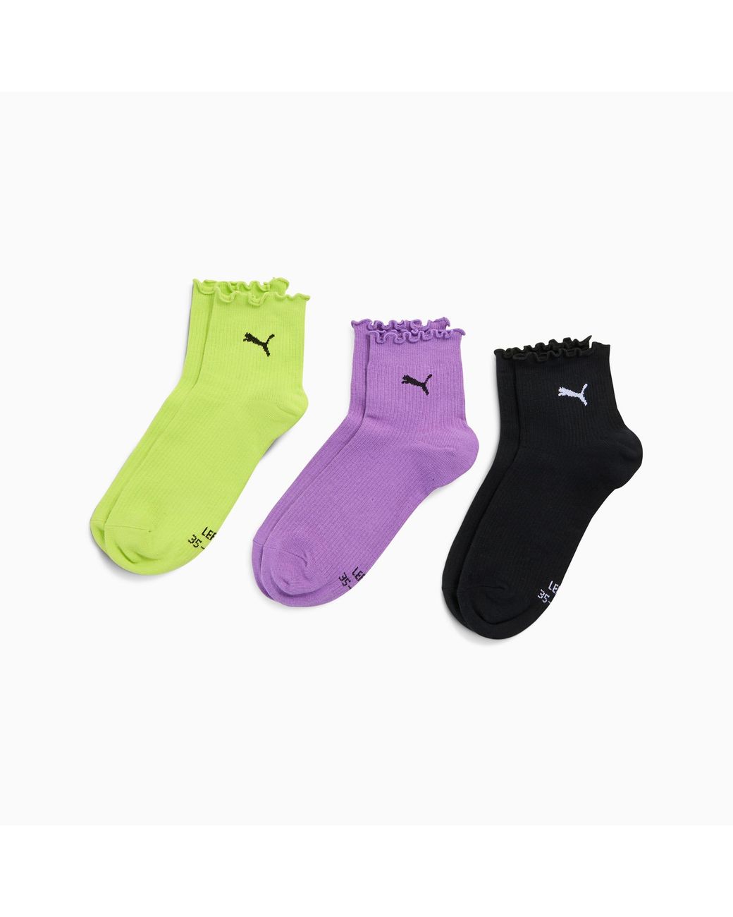PUMA Korte Sokken Voor in het Multicolor