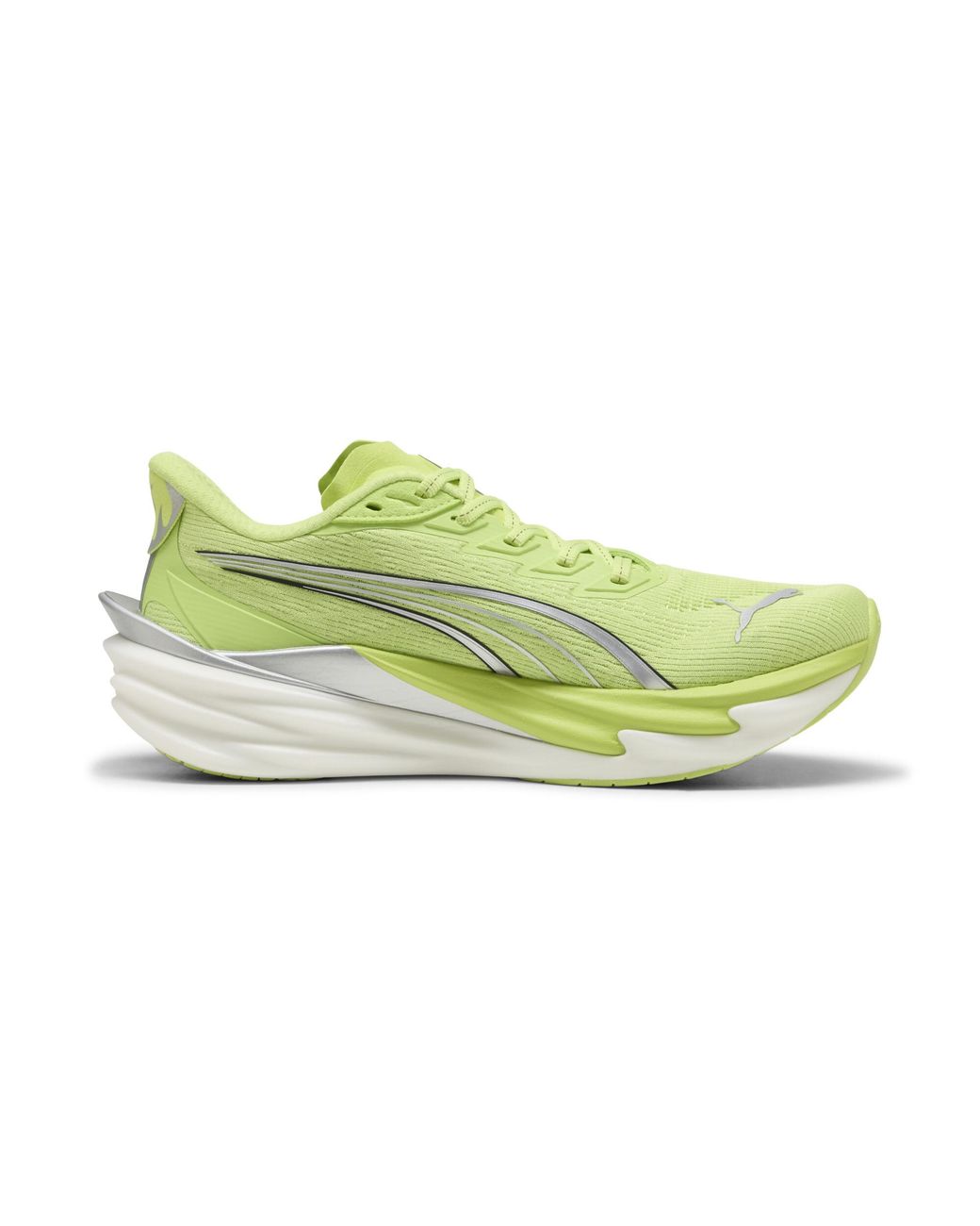 PUMA Green Deviate Nitro 4 Road Running Shoes