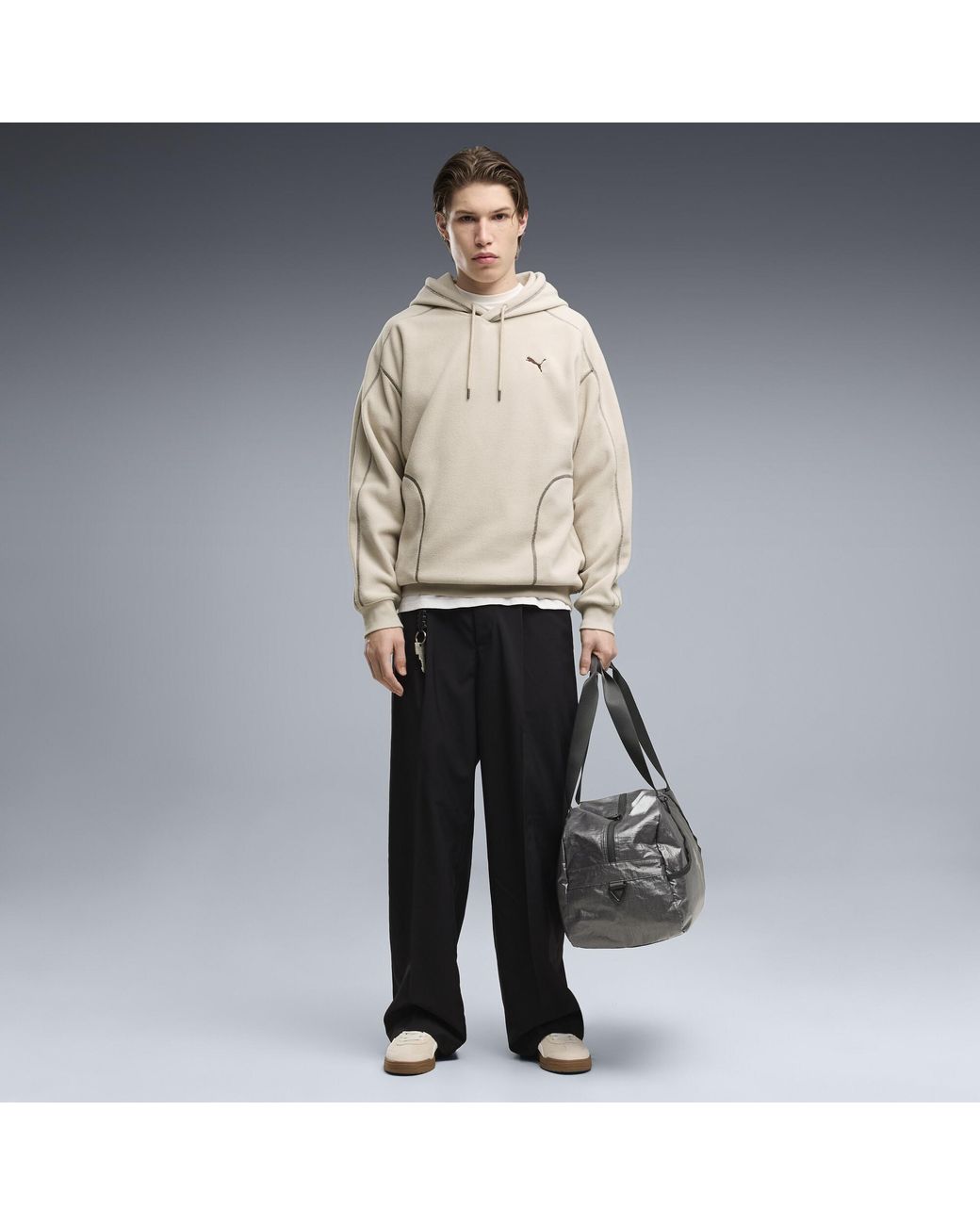 PUMA Essentials Elevated Relaxte Winterjas Voor Maat in het Natural voor heren