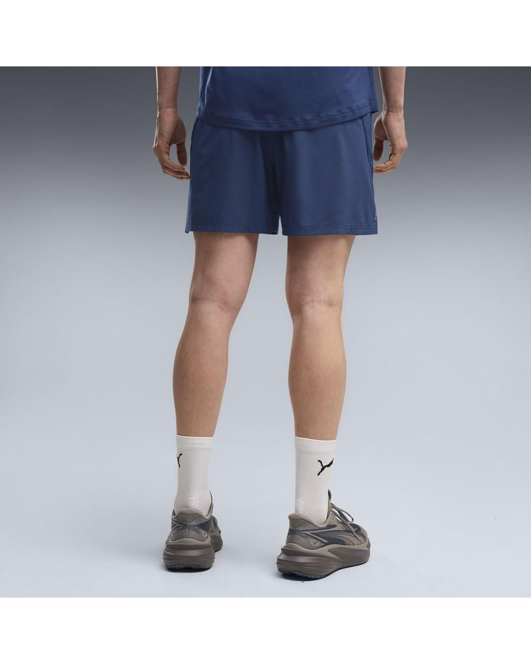 PUMA Blue Velocity 5" Running Shorts for men