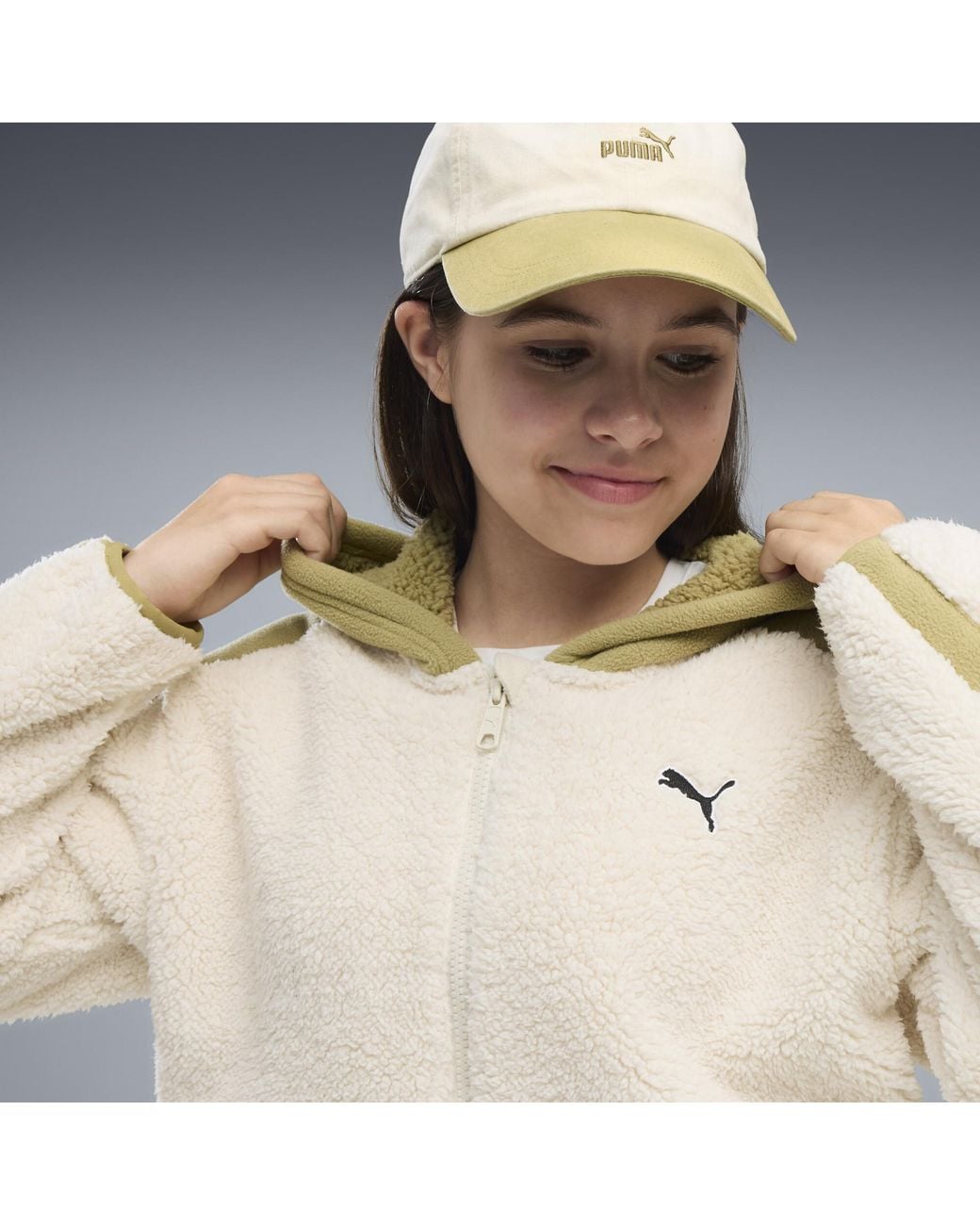 Felpa Essentials Elevated Invernale Dal Taglio Morbido Per Ragazzi, Abbigliamento, Bianco di PUMA in White