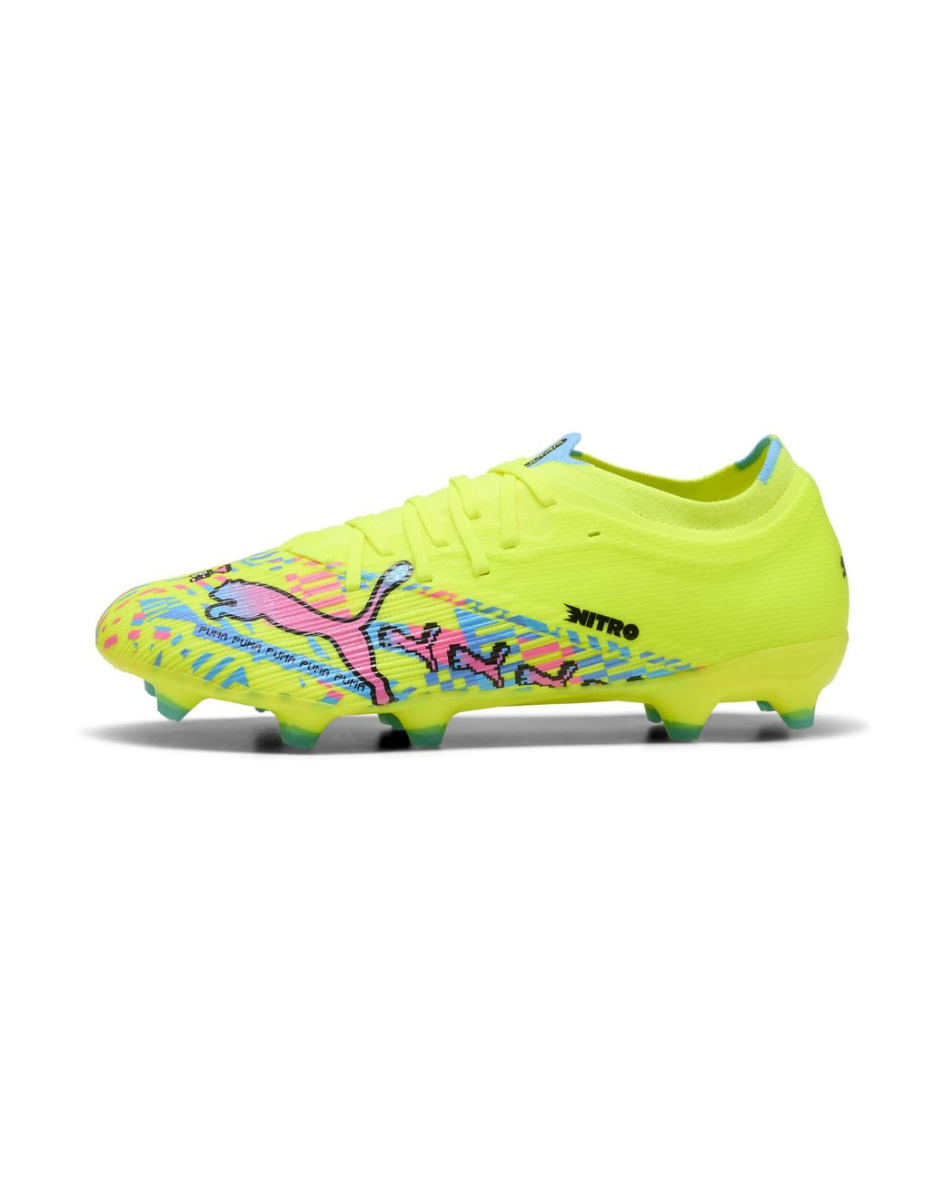 PUMA Yellow Ultra Nitro 7 Match Advanced Level Fg/Ag Football Boots