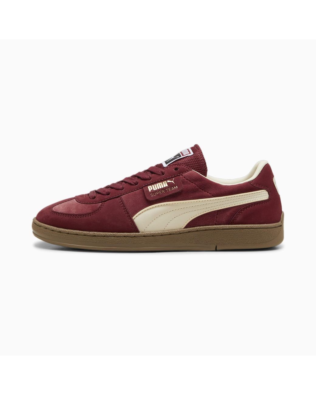 PUMA Super Team Velvet Sneakers in Red Lyst UK