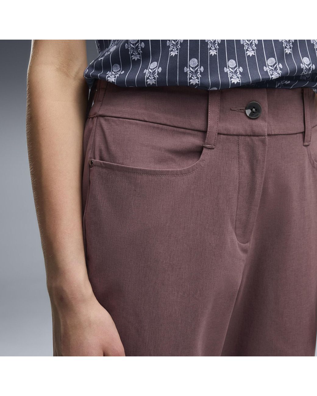 PUMA Purple Avant Slim Golf Pants