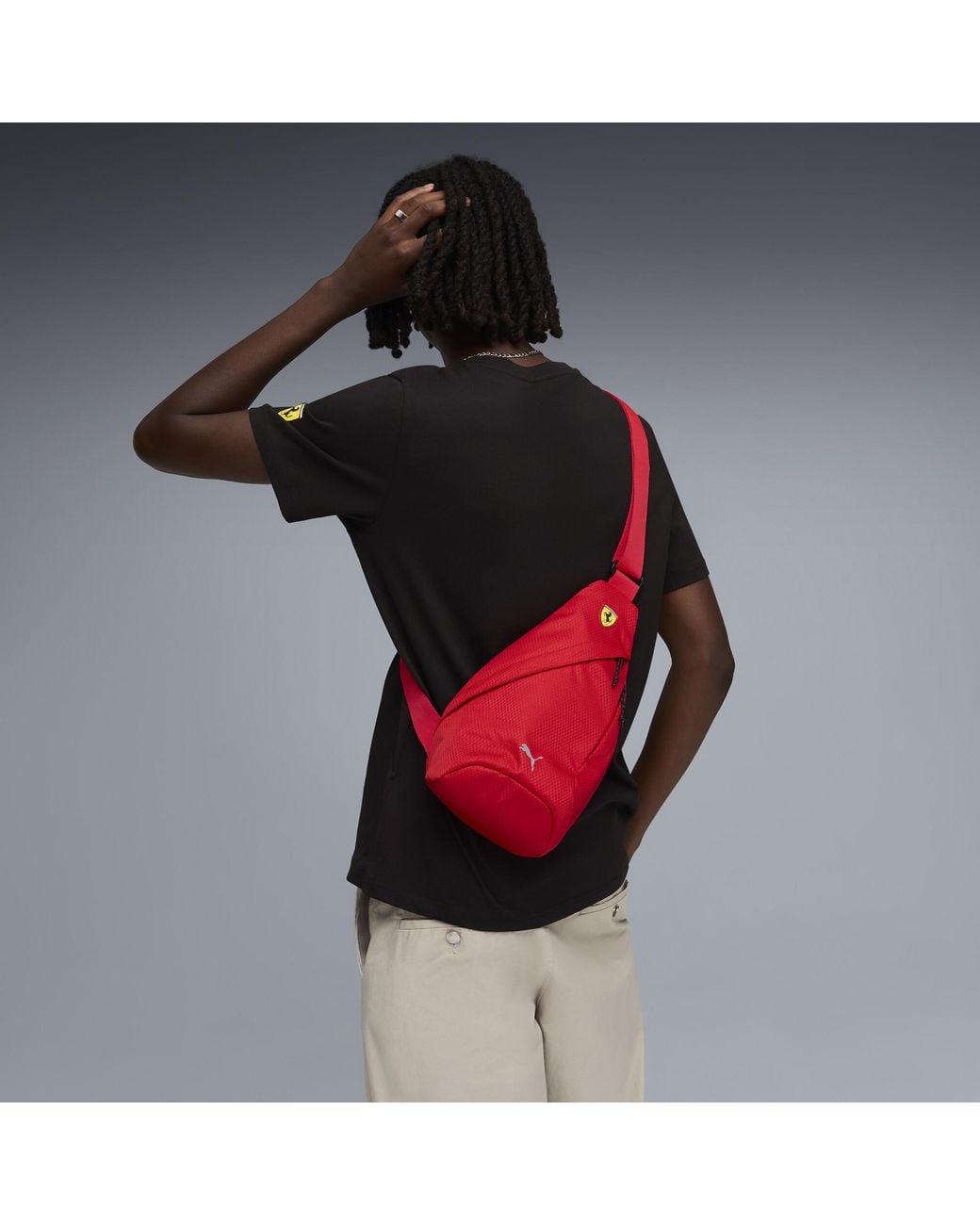 PUMA Red Scuderia Ferrari 3L Sling Bag