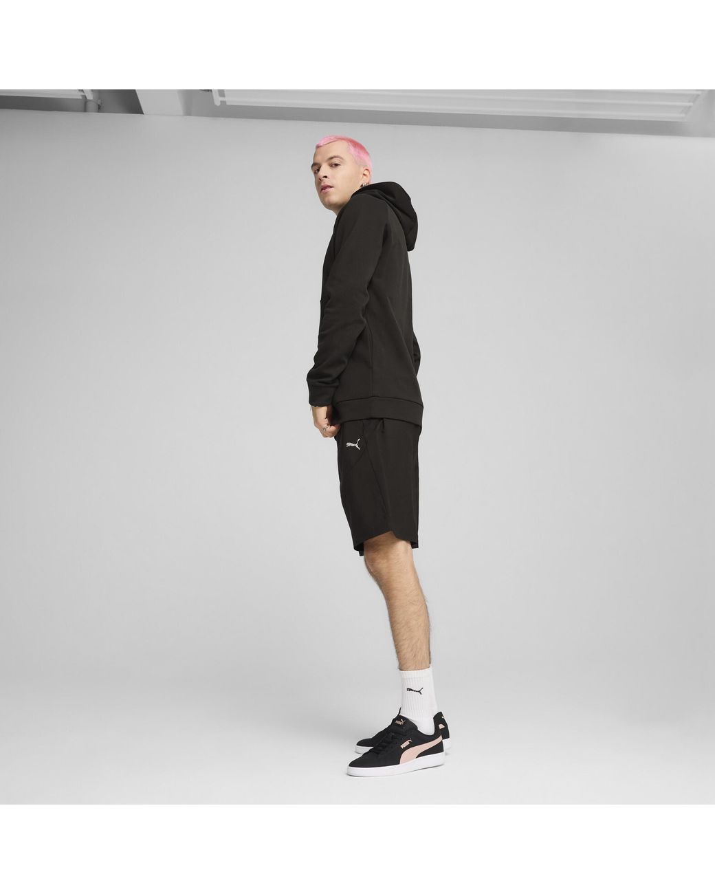 PUMA Black Tech Hoodie for men