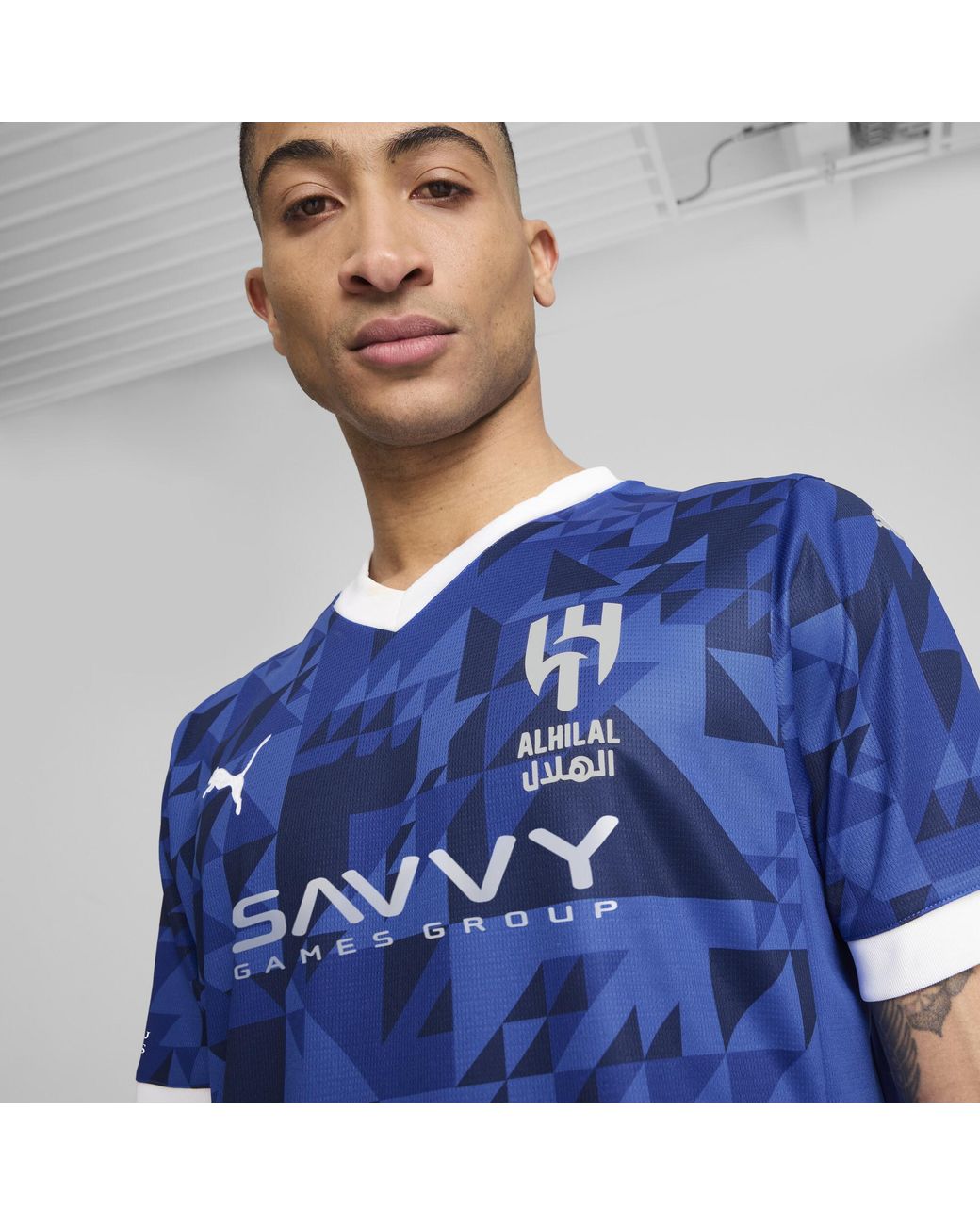 PUMA Blue Al-Hilal Sfc 24/25 Home Replica Jersey for men