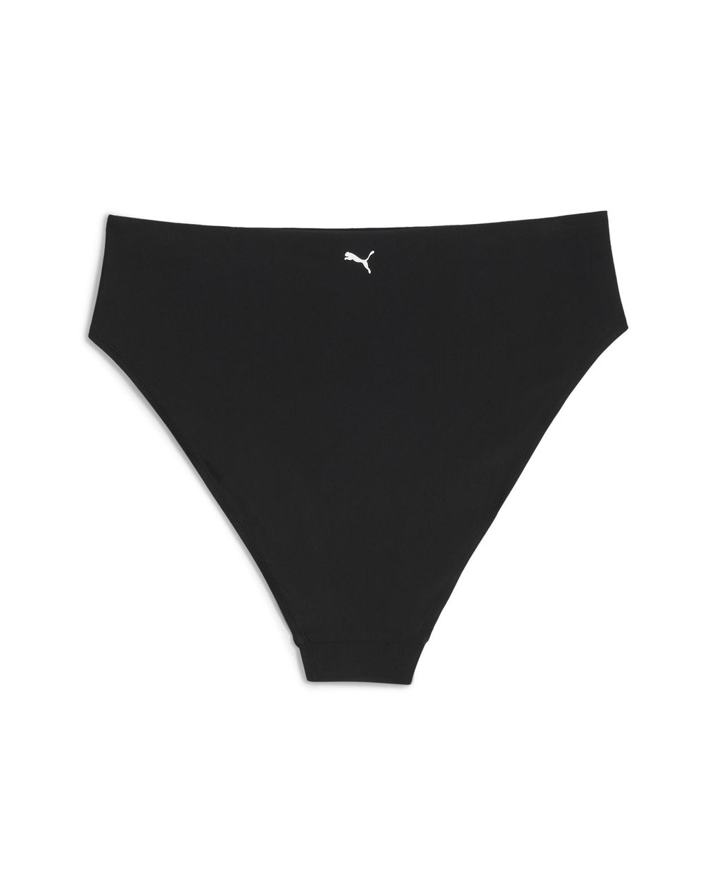PUMA Black High Waist Brief Bikini Bottoms
