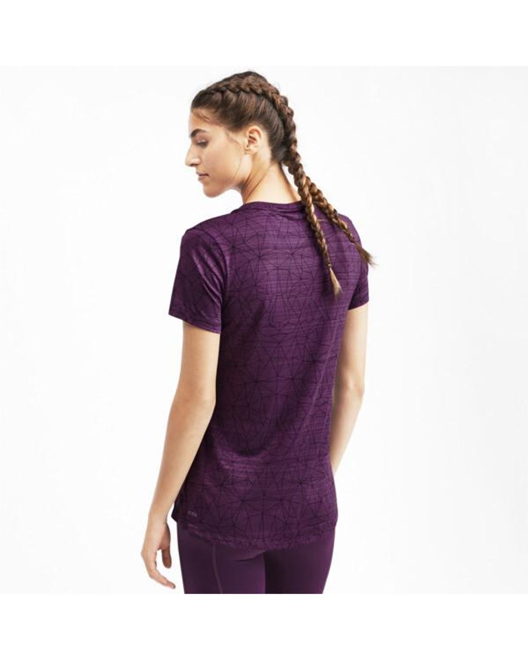 PUMA Last Lap Graphic T Shirt in Purple Lyst