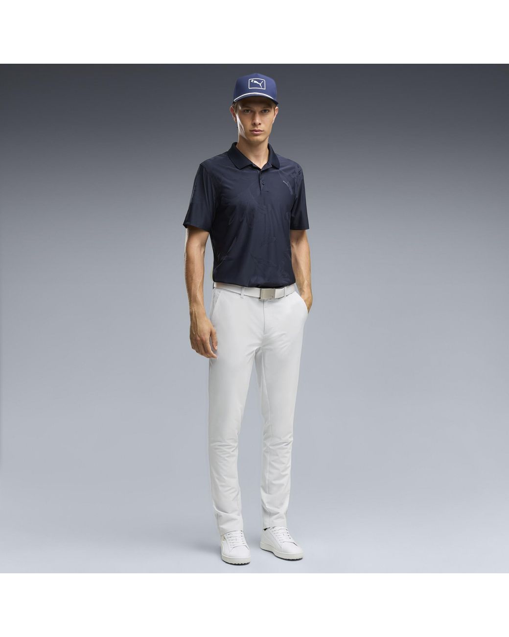 PUMA Blue Mattr Prima Bloom Golf Polo for men