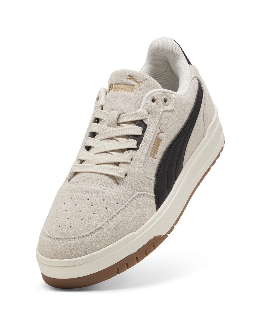 PUMA White Shuffle Downtown Sneakers