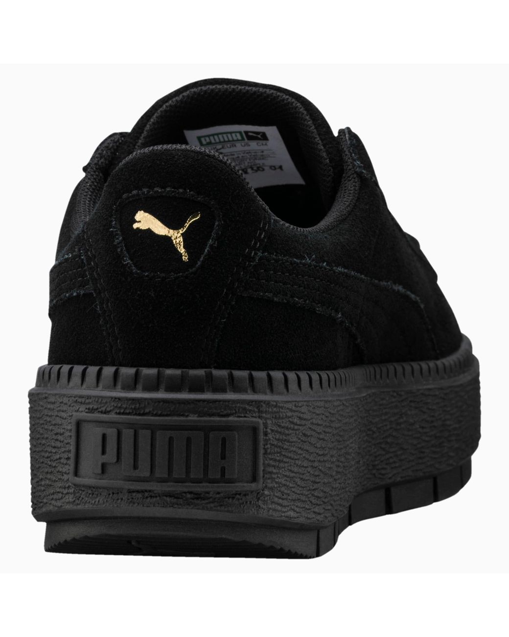 PUMA Platform Trace Sneakers in Black | Lyst