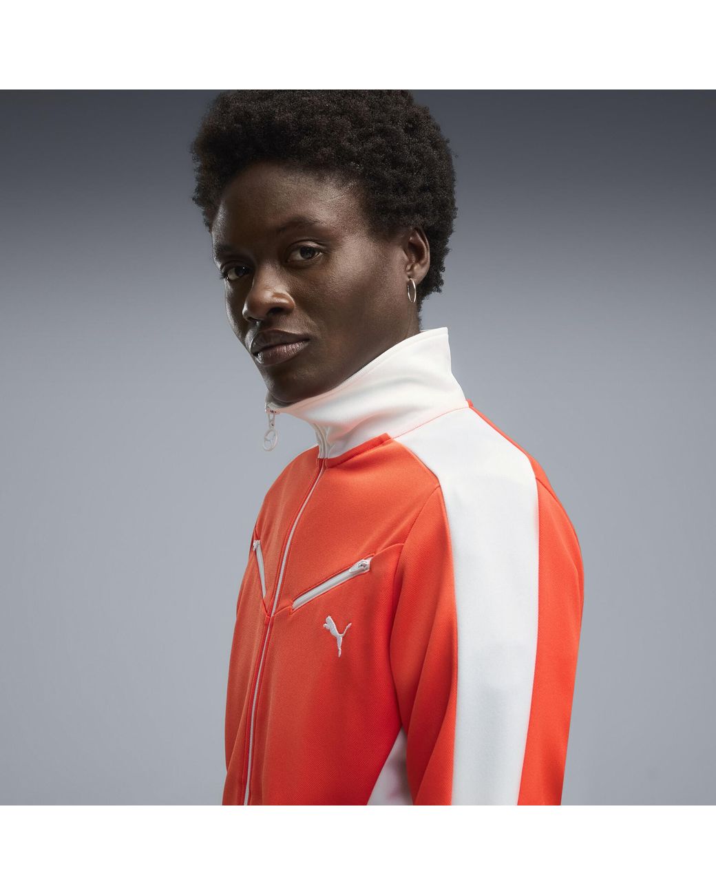 PUMA Red T7 Retro Track Jacket
