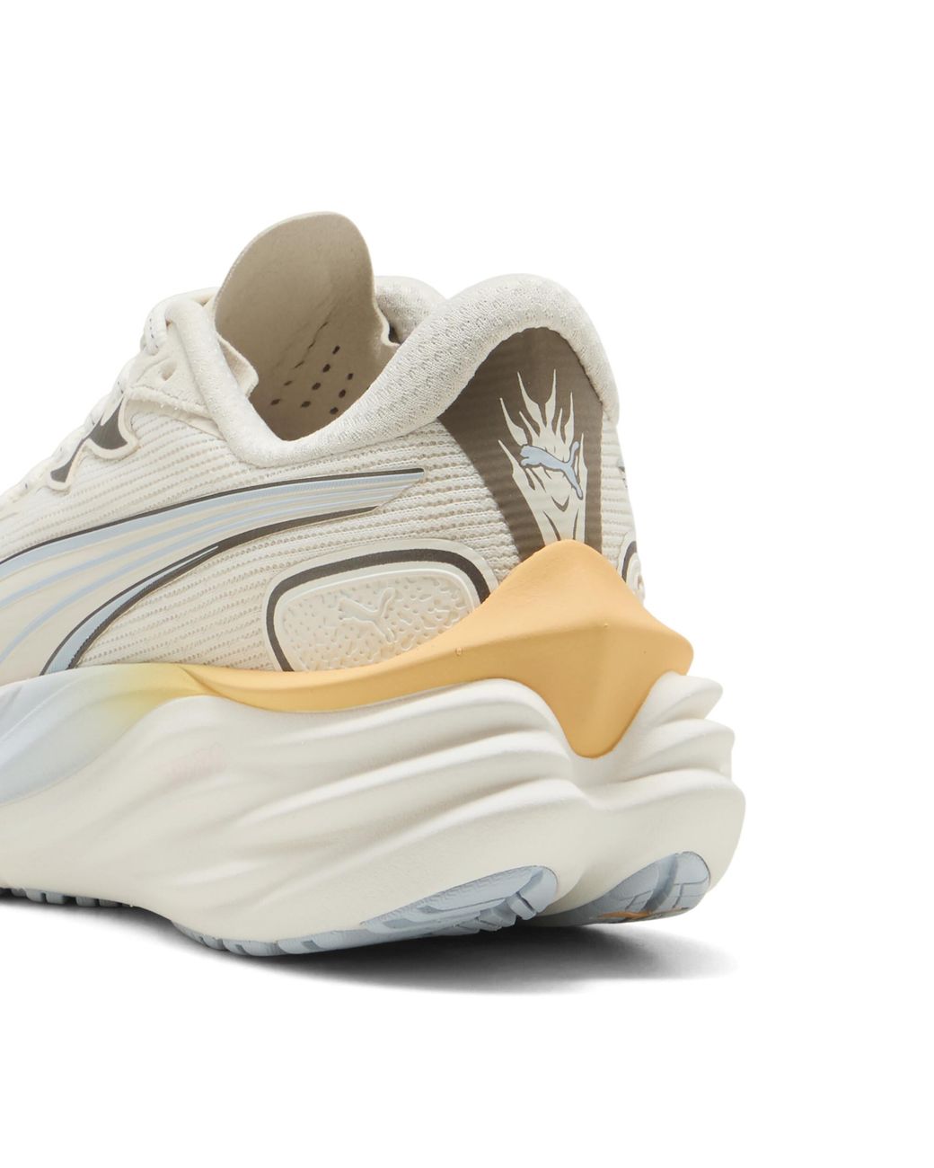 PUMA White Velocity Nitro 4 Running Shoes