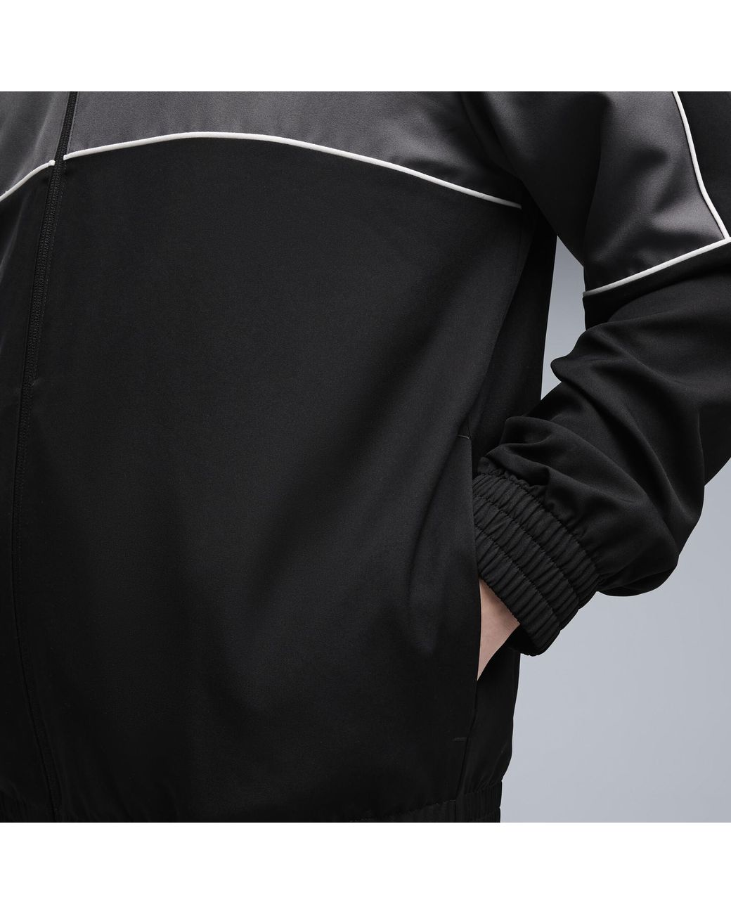 PUMA Black Woven Colourblocked Tracksuit for men