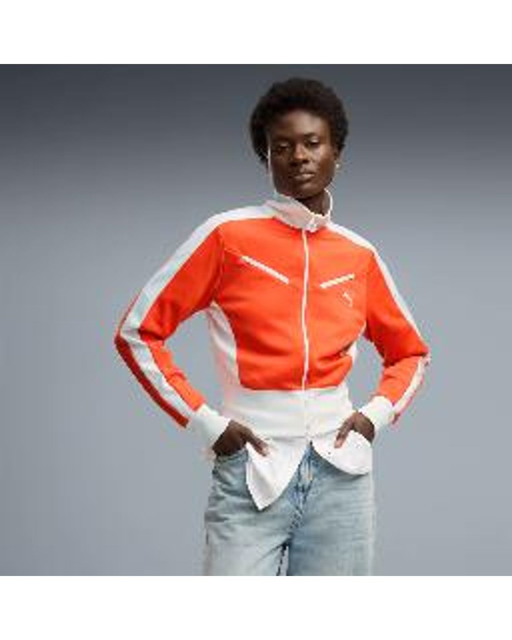 PUMA Red T7 Retro Track Jacket