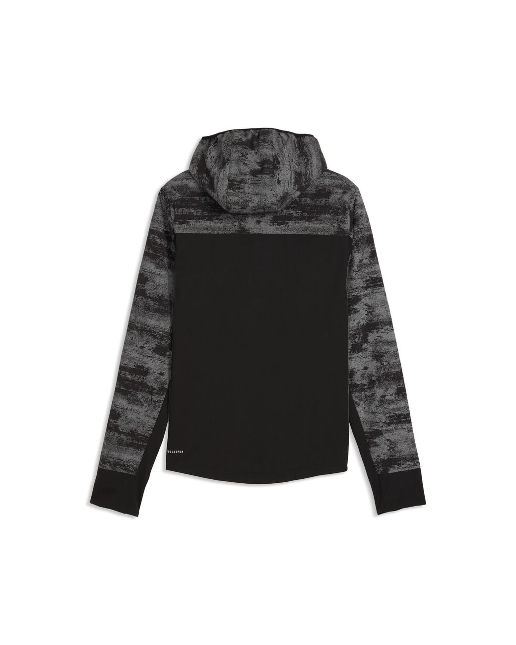 PUMA Gray Brightstride Printed Primaloft Insulated Jacket for men