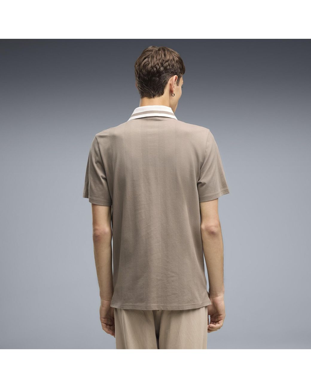 PUMA Gray Mclaren Racing Jacquard Polo for men