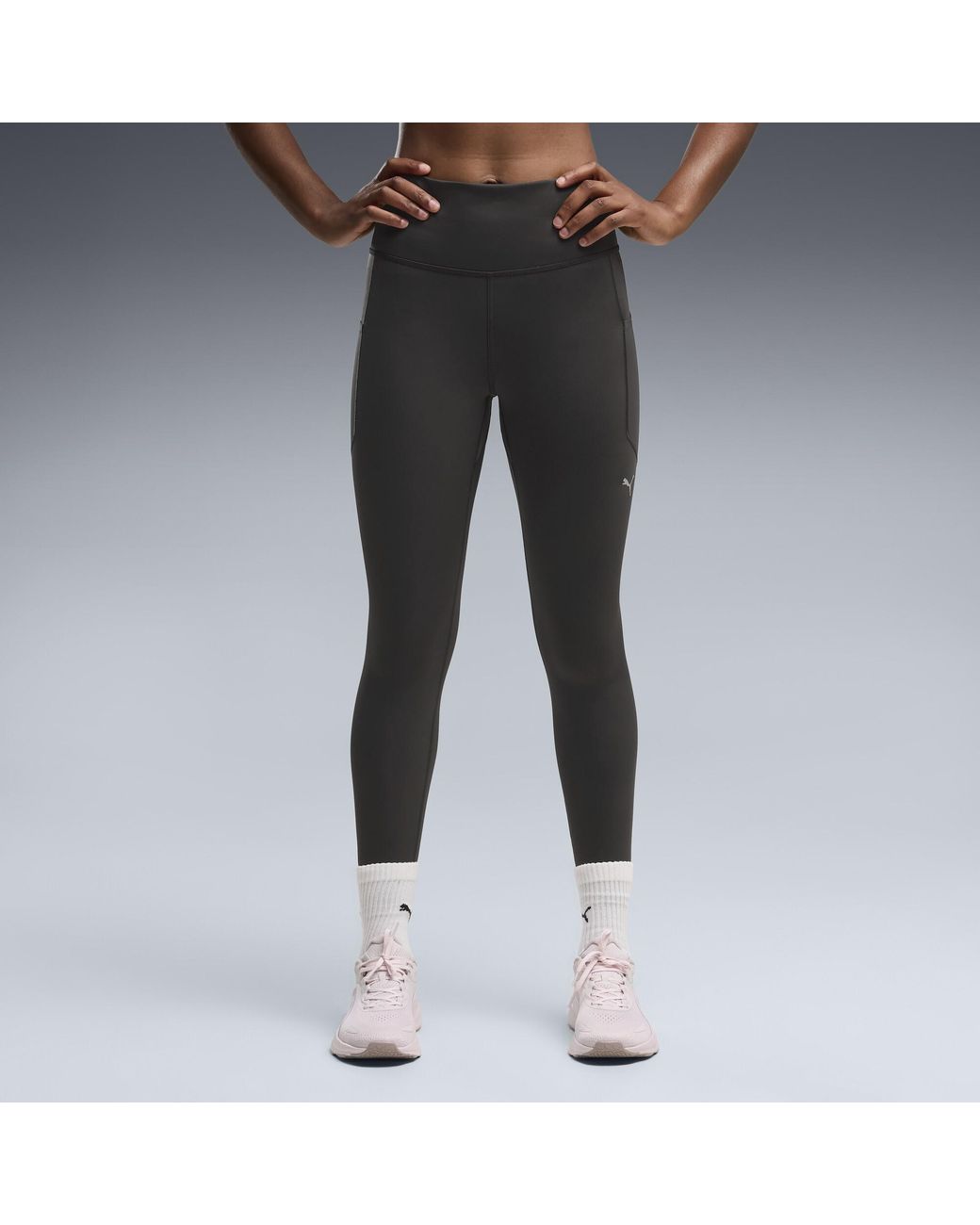 PUMA Black Pwrmode 7/8 Training Tights