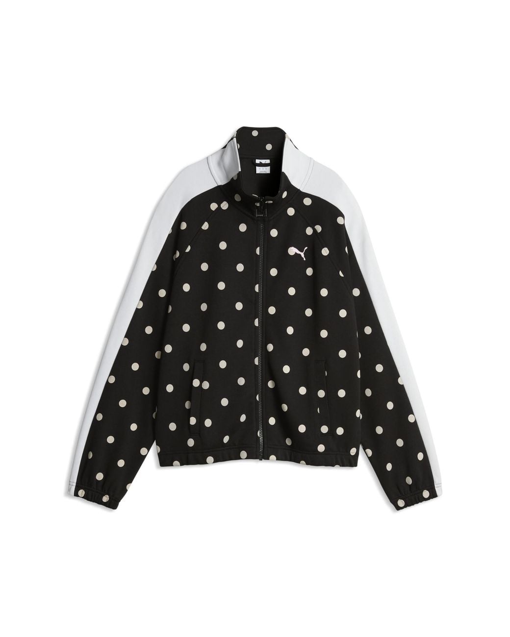 PUMA Black T7 Polka Dots Oversized Track Jacket