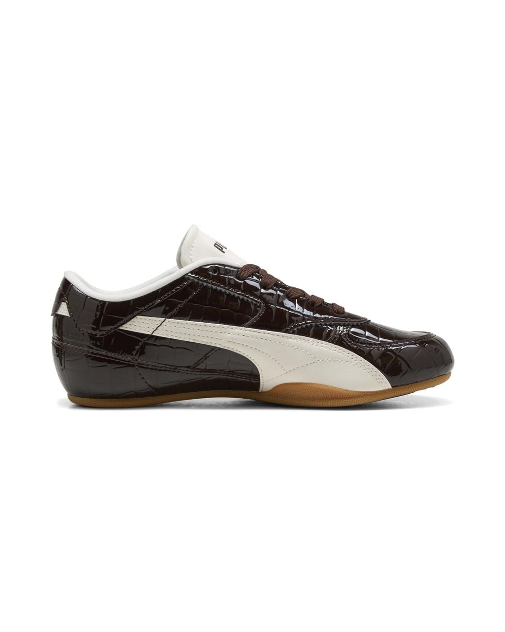 PUMA Brown Bella Mina Croc Sneakers