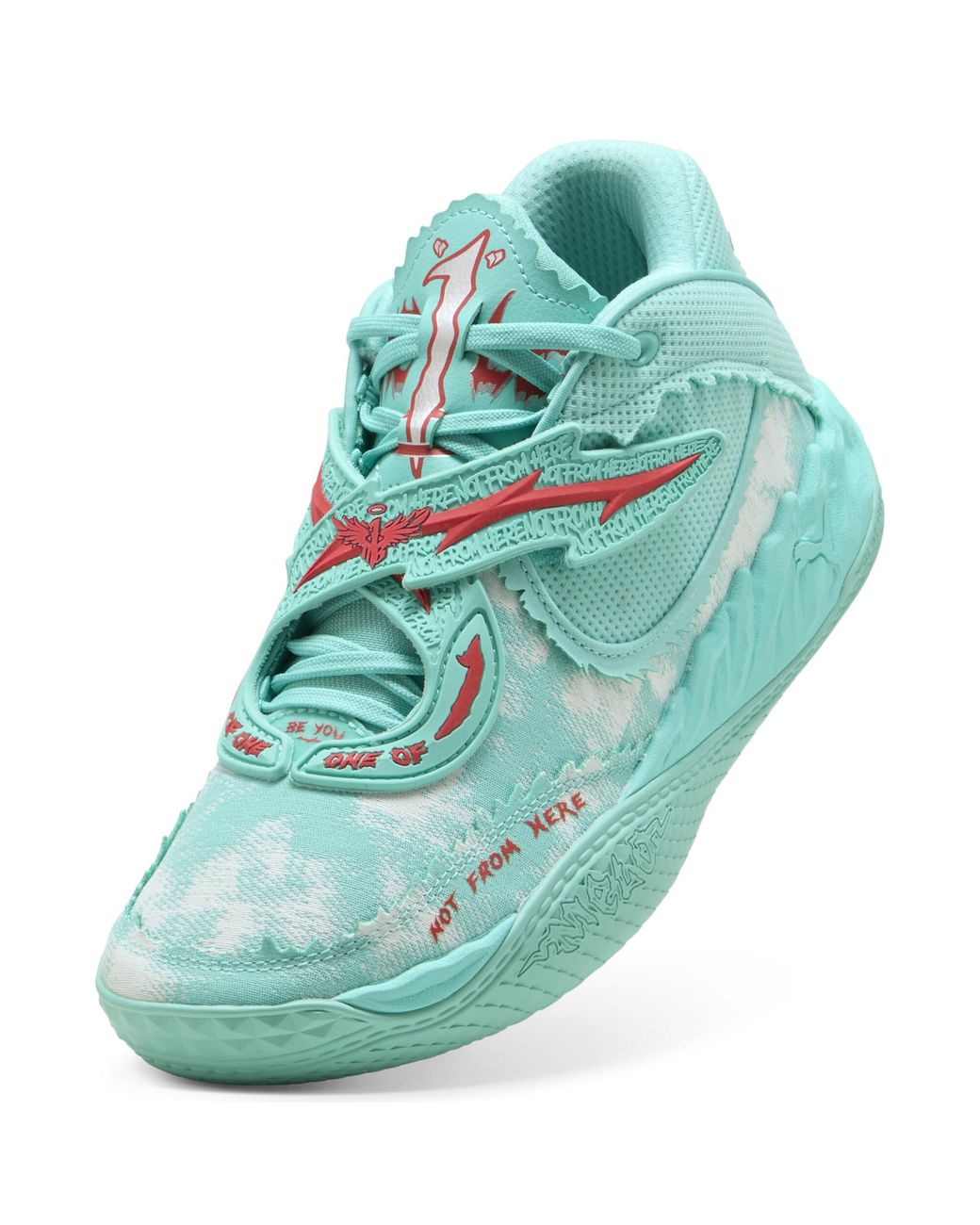 PUMA Green Mb.05 Melo World Basketball Shoes