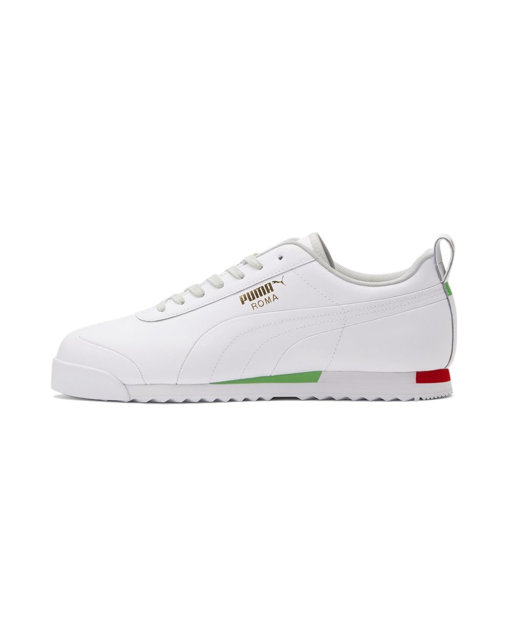 PUMA Leather Roma Italy Sneakers in White | Lyst