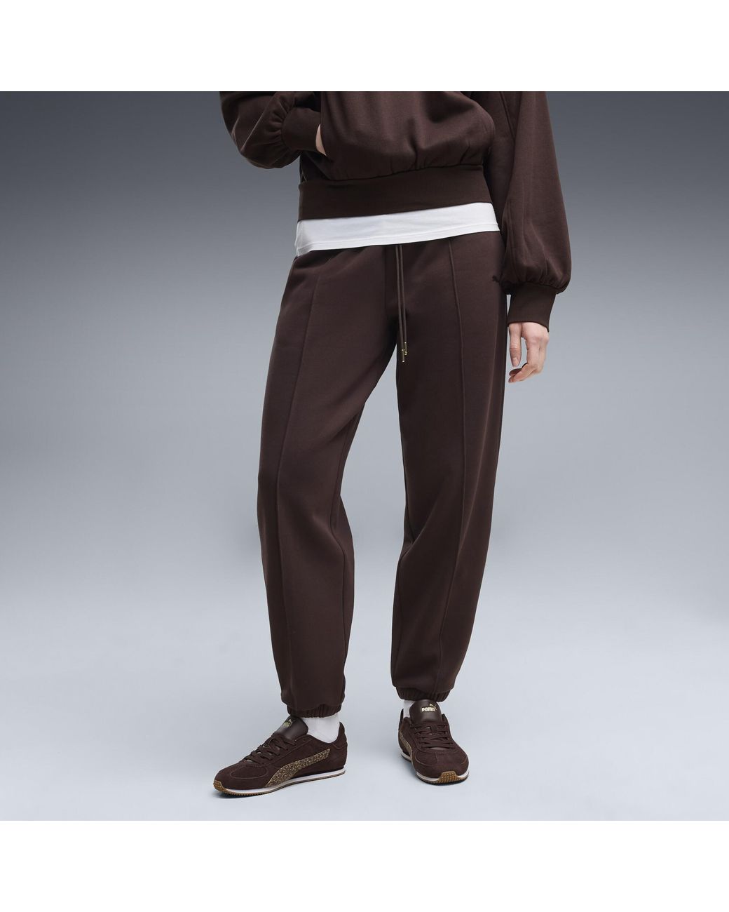 PUMA Brown Her Fleece Pants