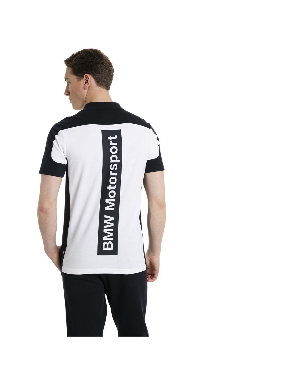 PUMA Bmw Motorsport Polo Shirt in White for Men | Lyst