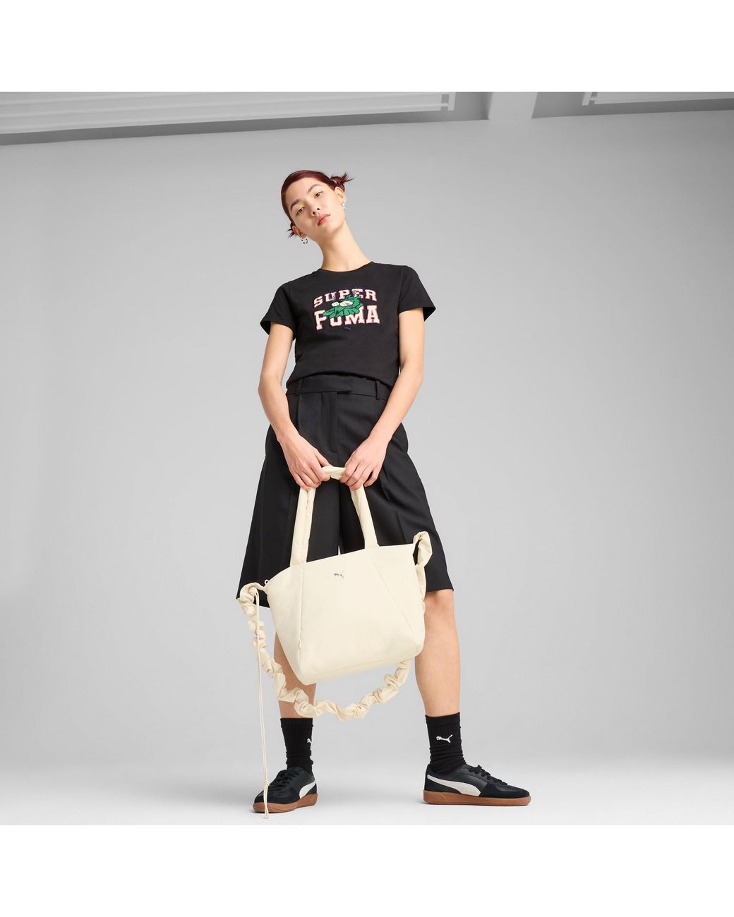 PUMA Super Graphics T-shirt in het Black