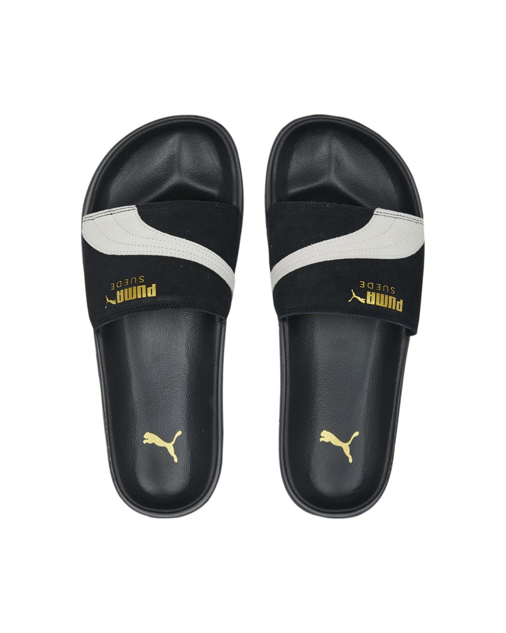 PUMA Black Leadcat 2.0 Suede Og Slides