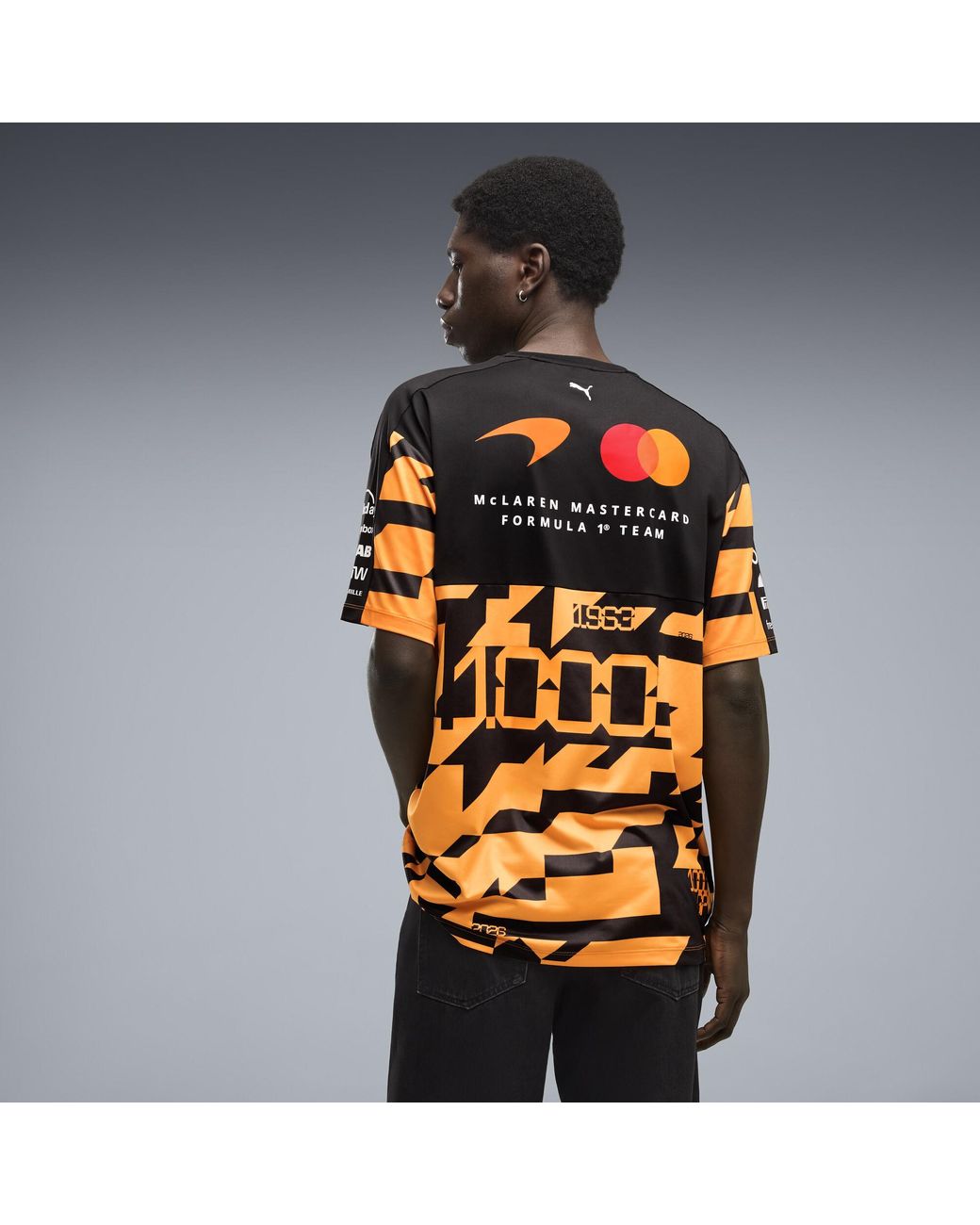 PUMA Orange Mclaren Mastercard F1 Team Replica T-Shirt for men