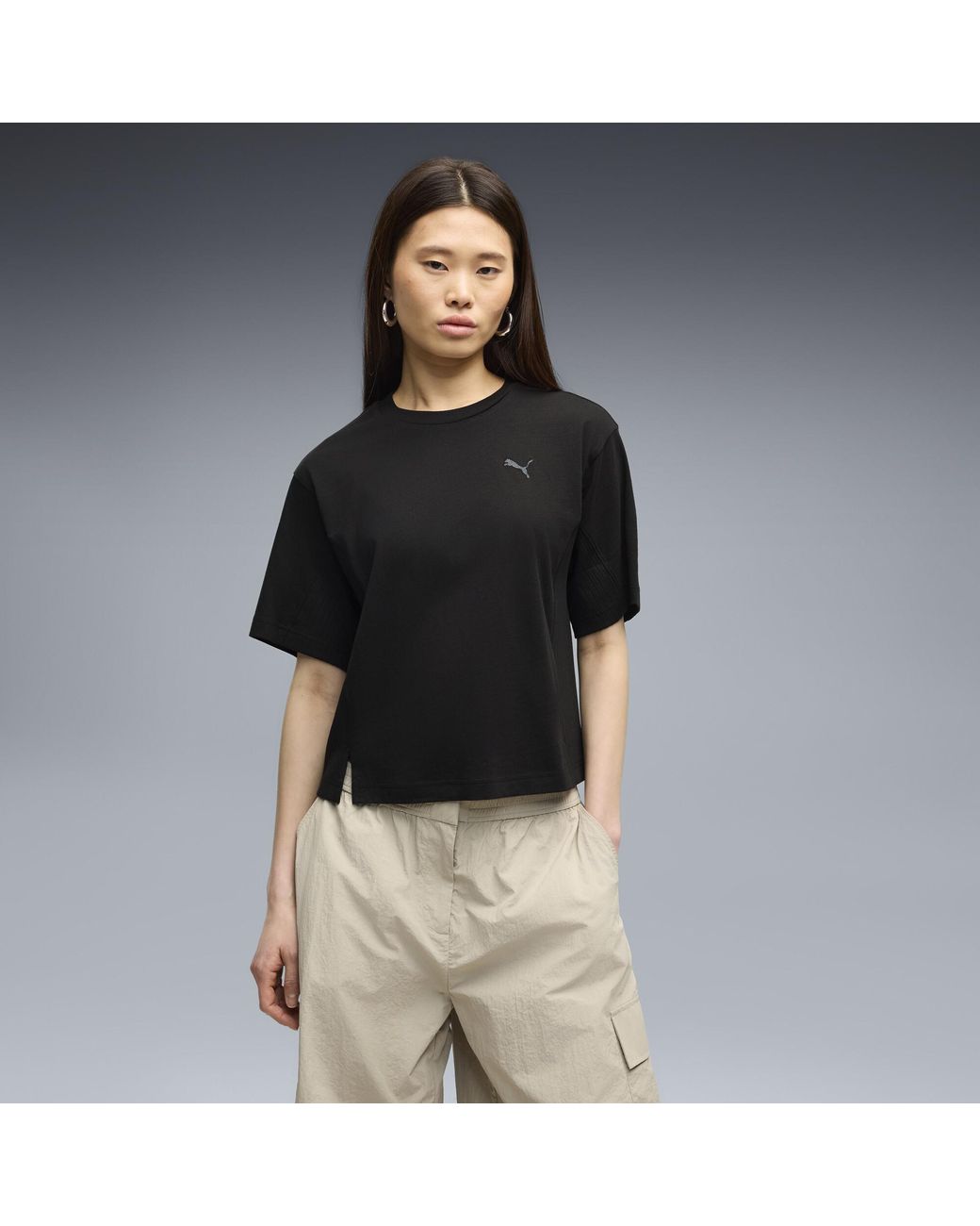 PUMA Black Her Relaxed T-Shirt