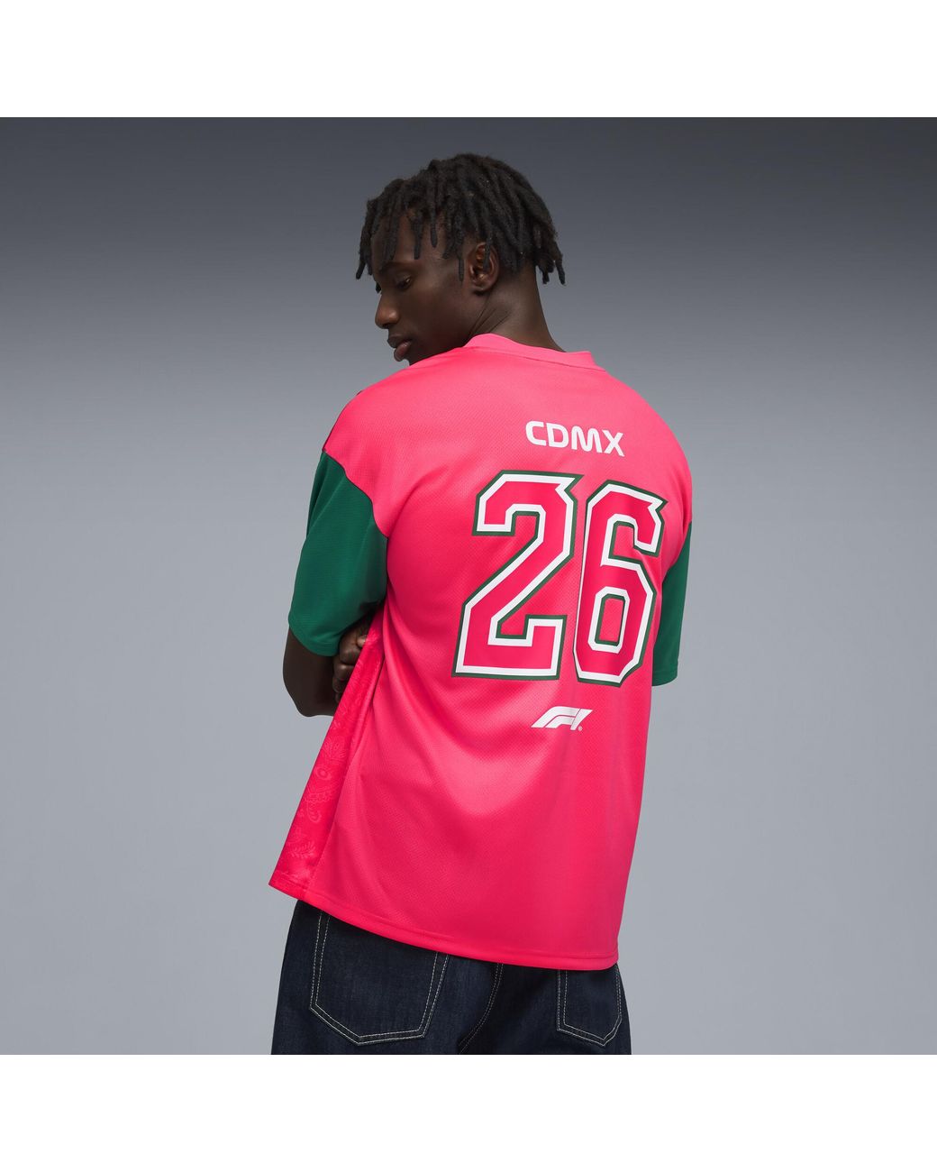 PUMA Pink F1 Mexico Relaxed Jersey for men