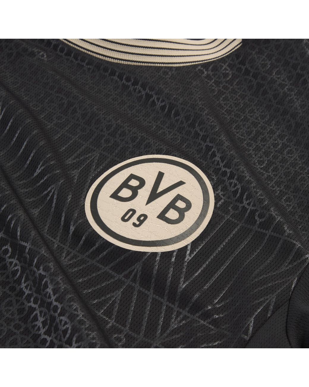 PUMA Black Borussia Dortmund Special Edition Long Sleeve Jersey for men