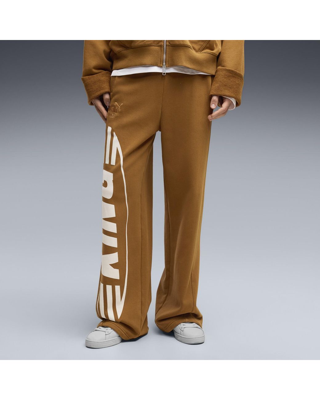 PUMA Brown King Oversized Sweatpants for men