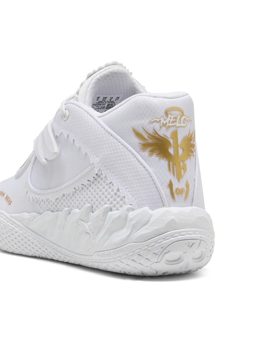 PUMA White Mb.05 Mist Basketball Shoes