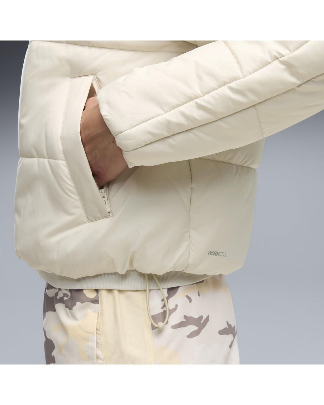 Doudoune À Capuche Décontractée Essentials PUMA en coloris Natural