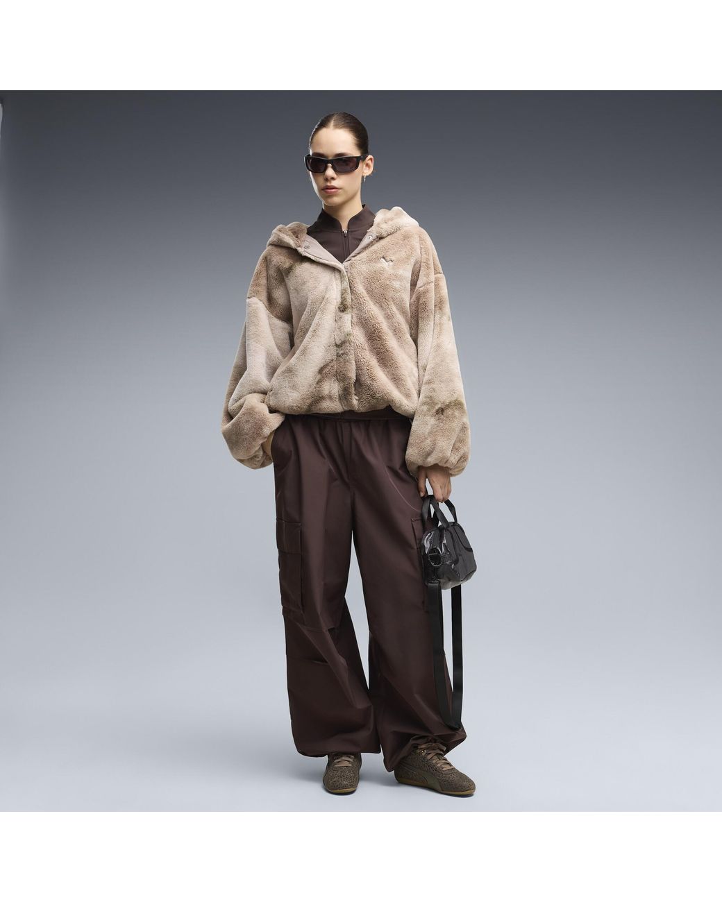 PUMA Natural Street Glam Highloft Oversized Jacket