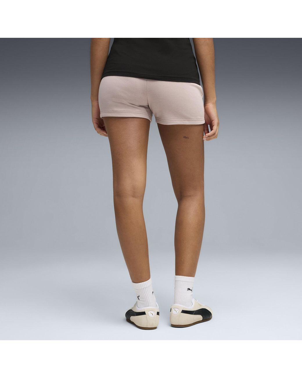 Short Avec Logo 4'' Essentials PUMA en coloris Natural