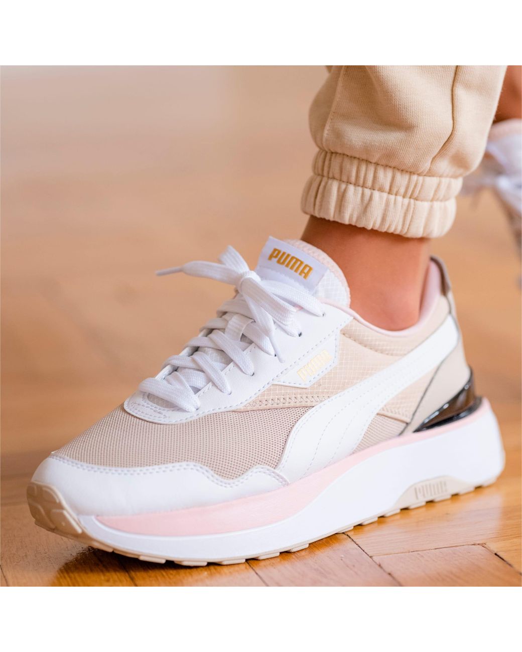 PUMA X Pamela Reif Cruise Rider Tumbled Vg Trainers in White | Lyst UK