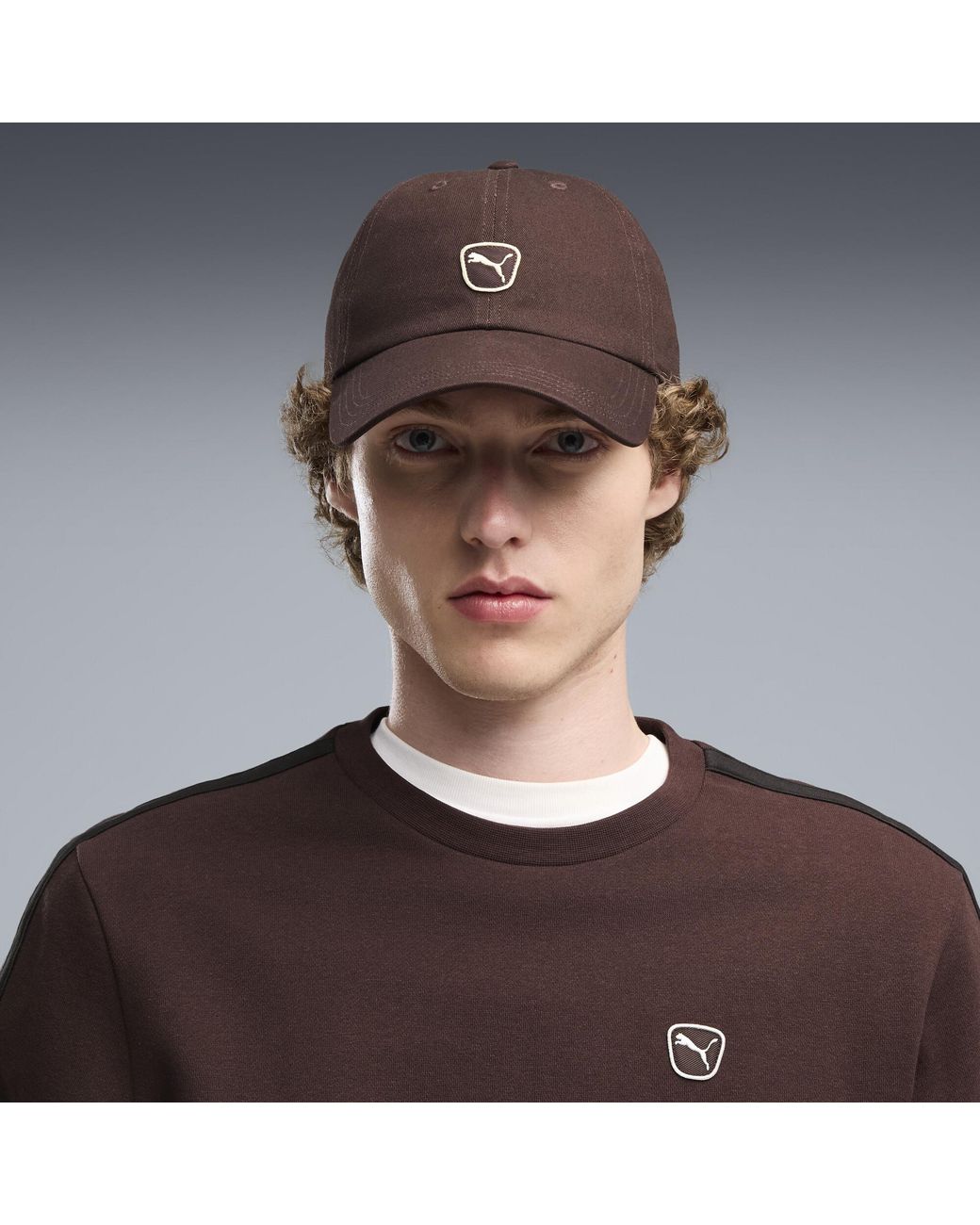 PUMA Brown Cat Patch Baseball-Cap, Accessoires