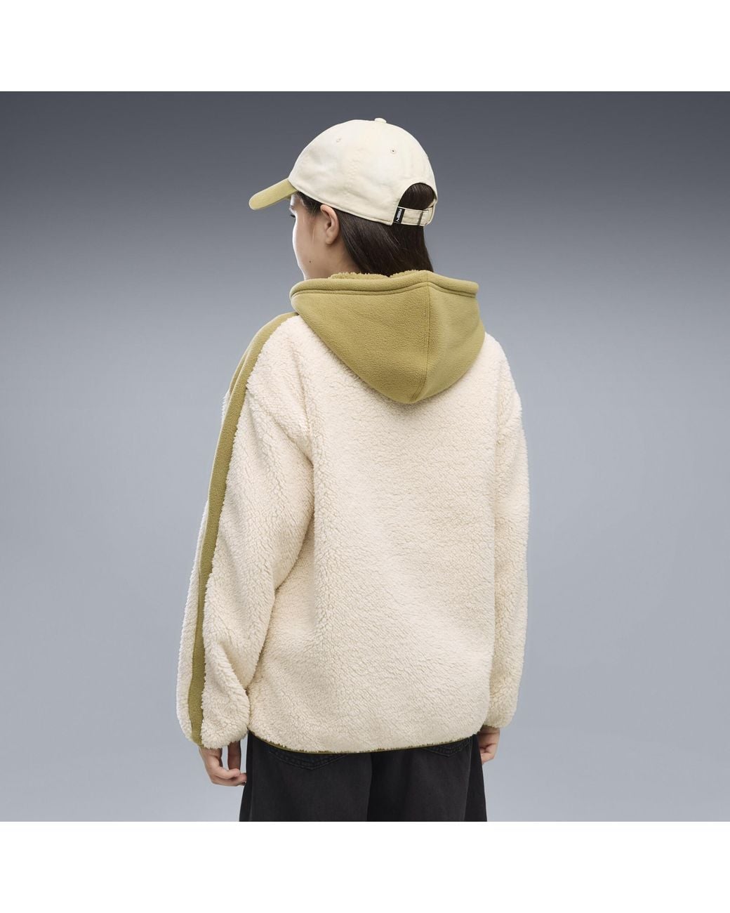 Felpa Essentials Elevated Invernale Dal Taglio Morbido Per Ragazzi, Abbigliamento, Bianco di PUMA in White
