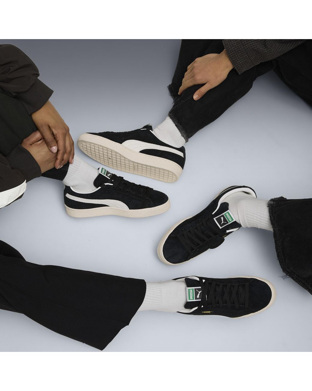PUMA Black Suede Charles F. Stead I Sneakers