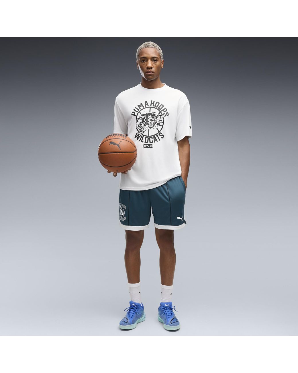PUMA Blue All-Pro Nitro 2 Frost Basketball Shoes for men