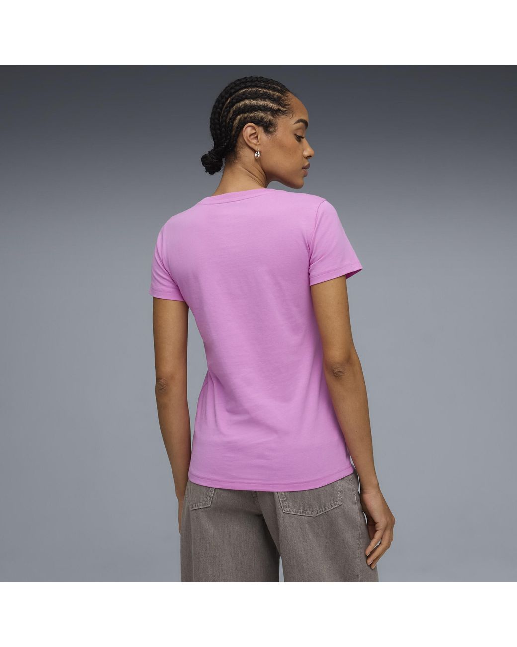PUMA Purple Elevated Essentials T-Shirt