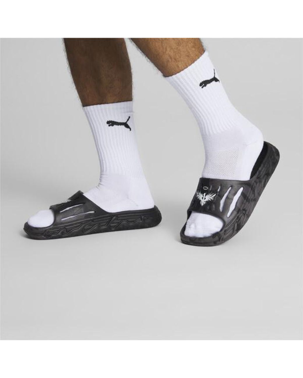 PUMA X Lamelo Ball Mb.03 Basketball Slides in Black | Lyst display picture 1