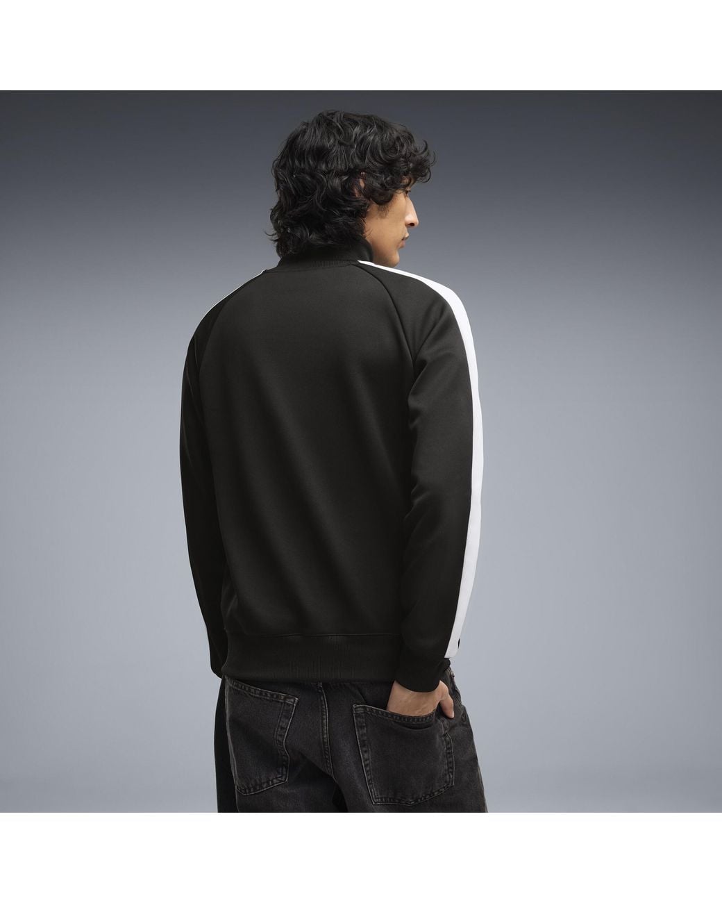 PUMA Black T7 Track Jacket for men
