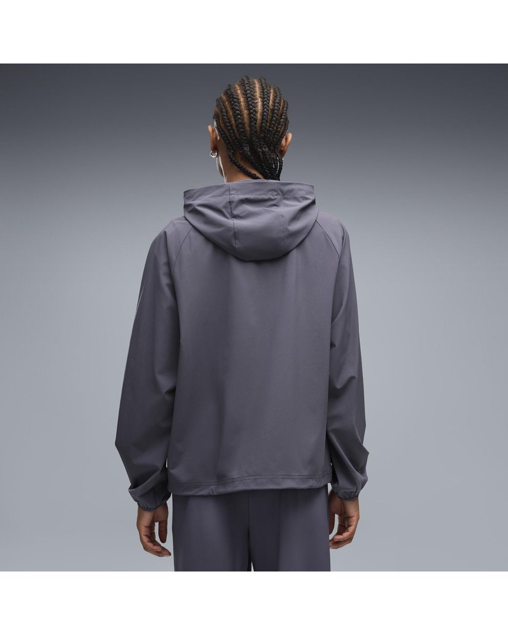 PUMA Blue Tech Sense 4-Way Stretch Oversized Jacket