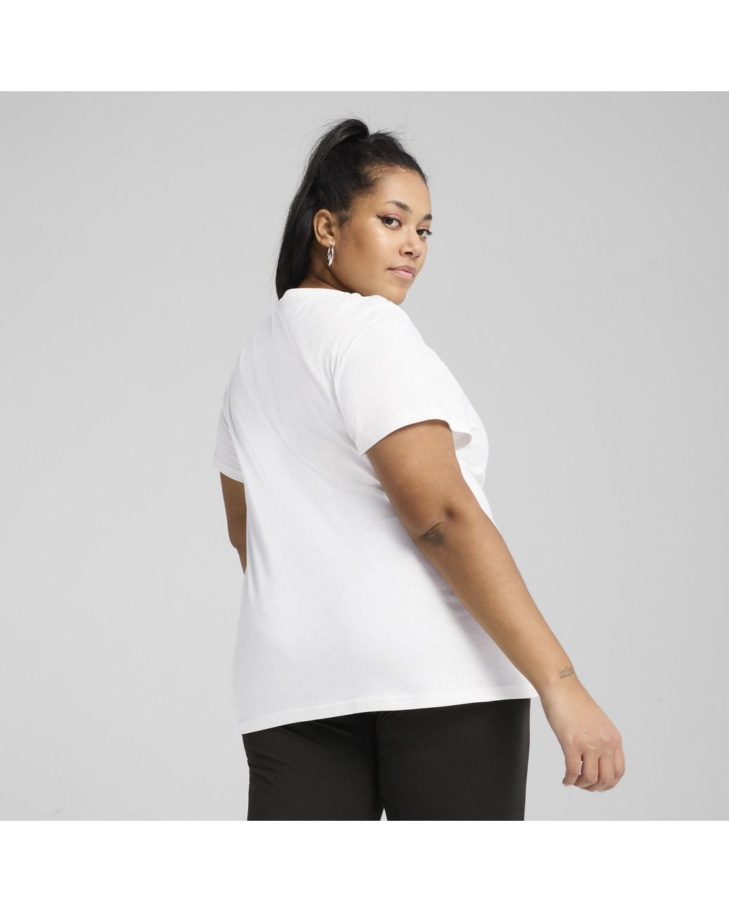 PUMA White Essentials No. 1 Logo T-Shirt
